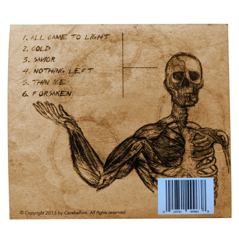 Cerebellion Regeneration EP Back of Album